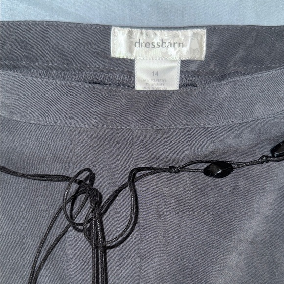 Dressbarn Gray A-Line Skirt - Picture 2 of 8